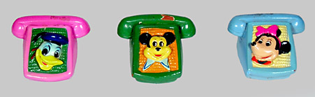 Disney characters on phones